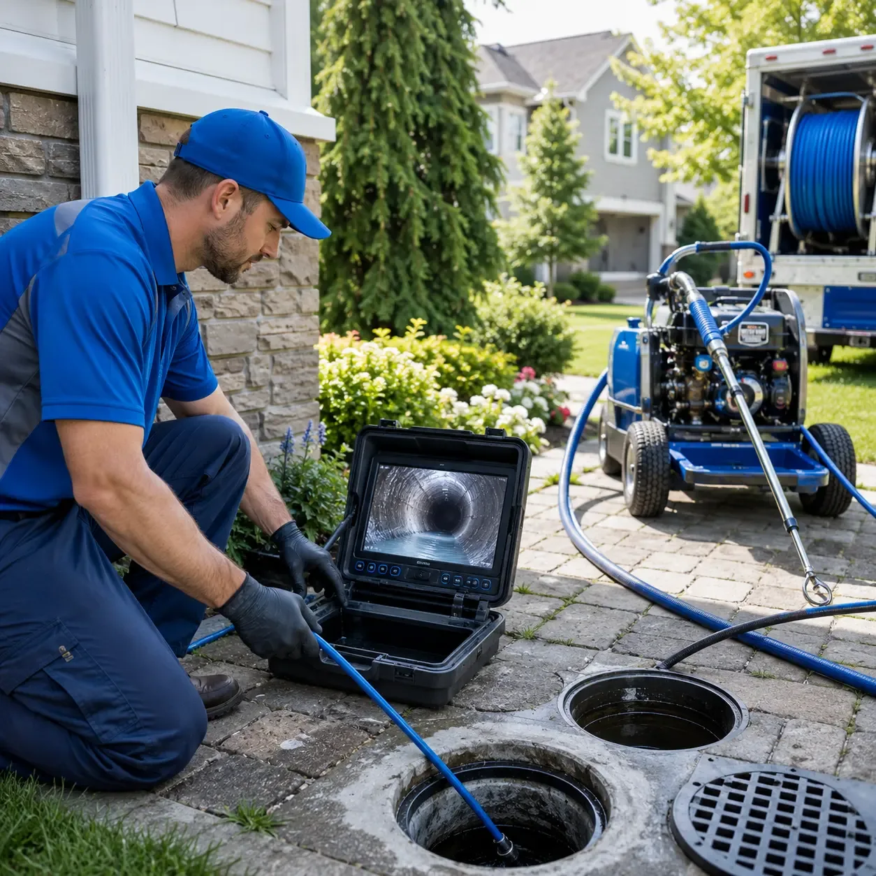 Outdoor drain cleaning professionals serving Sheffield, MA