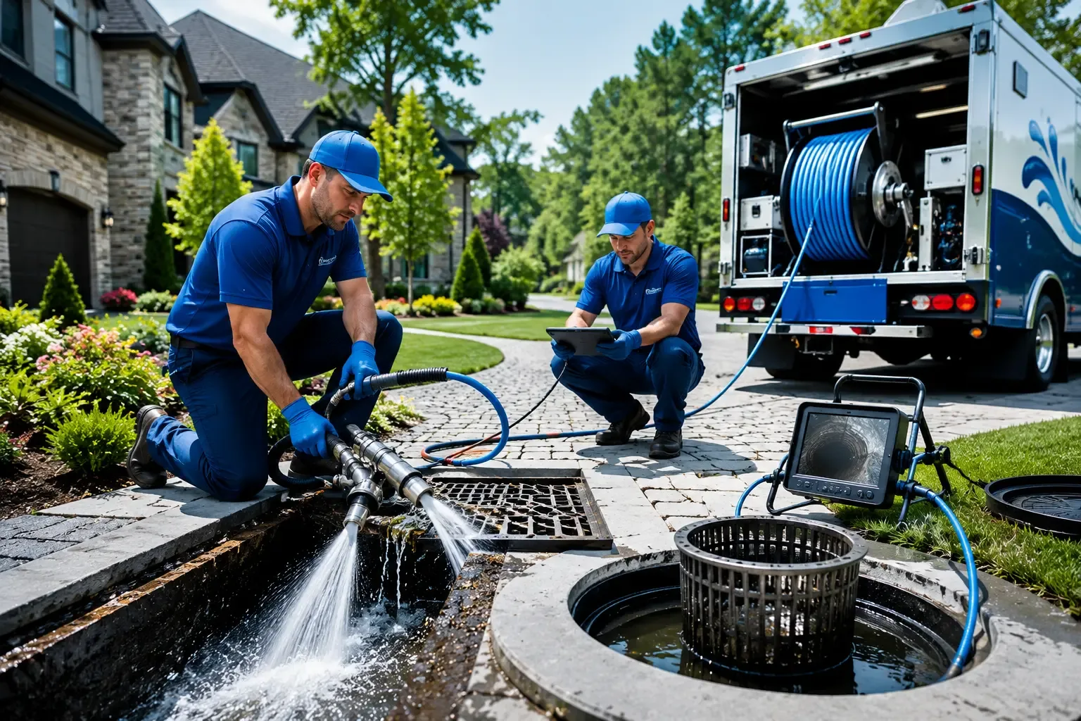 Local outdoor drain cleaning professionals in Sheffield, MA
